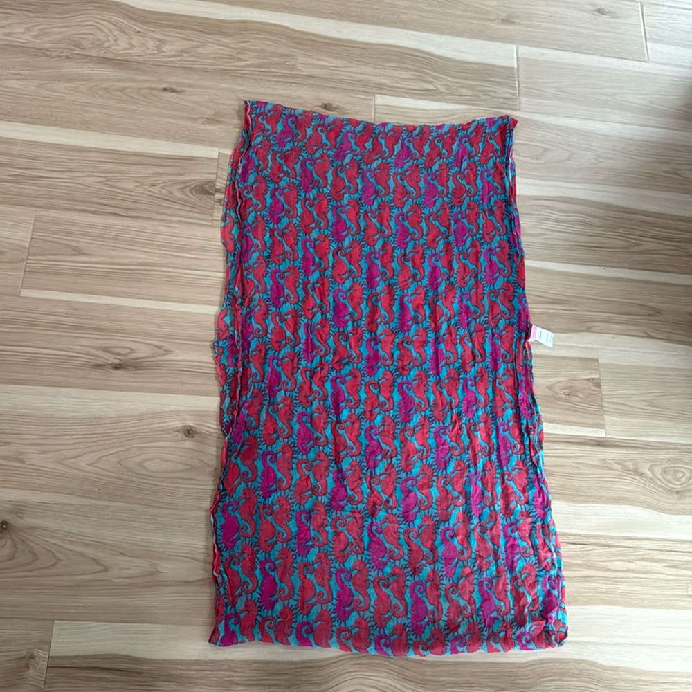 Lilly Pulitzer Infinity Seahorse Scarf